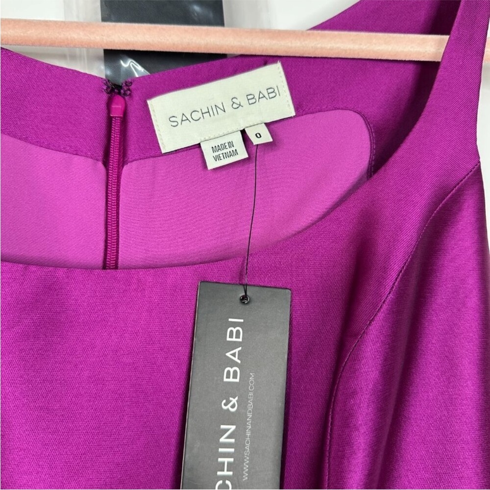 NWT Sachin + Babi Fuchsia Maxi Dress - Picture 5 of 5